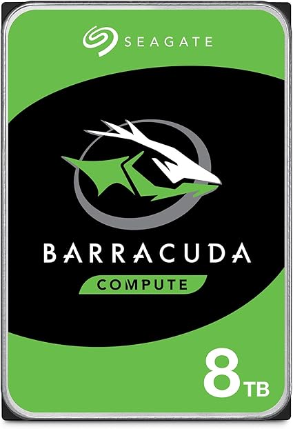 Seagate BarraCuda 8TB Internal Hard Drive HDD – 3.5 Inch Sata 6 Gb/s 5400 RPM 256MB Cache for Computer Desktop PC (ST8000DMZ04/004)