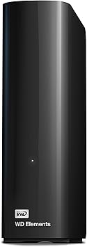 Western Digital 20TB Elements Desktop External Hard Drive, USB 3.0 drive for plug-and-play storage - Western DigitalBWLG0200HBK-NESN