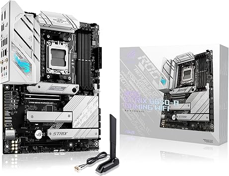 ASUS ROG Strix B650-A Gaming WiFi 6E AM5 (LGA1718) Ryzen 7000 Motherboard(12+2 Power Stages,DDR5,3xM.2 Slots,PCIe® 4.0, 2.5G LAN,WiFi 6E,USB 3.2 Gen 2x2 Type-C® Port)