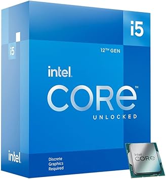 Intel Core i5-12600KF Desktop Processor 10 (6P+4E) Cores up to 4.9 GHz Unlocked LGA1700 600 Series Chipset 125W