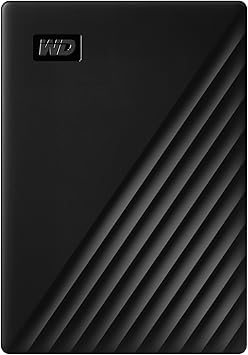 WD 5TB My Passport, Portable External Hard Drive, Black, backup software with defense against ransomware, and password protection, USB 3.1/USB 3.0 compatible - WDBPKJ0050BBK-WESN