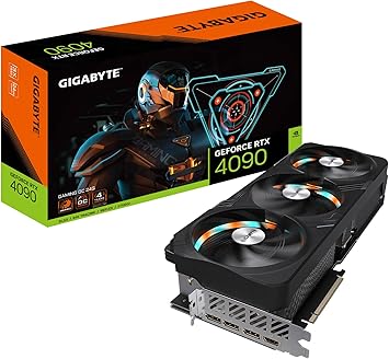 GIGABYTE GeForce RTX 4090 Gaming OC 24G Graphics Card, 3X WINDFORCE Fans, 24GB 384-bit GDDR6X, GV-N4090GAMING OC-24GD Video Card