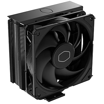 Cooler Master Hyper 212 Black CPU Air Cooler, SickleFlow 120 Edge PWM Fan, Aluminum Top Cover, 4 Copper Heat Pipes, 152mm Tall, AMD Ryzen AM5|AM4, Intel LGA 1851|1700|1200 Brackets