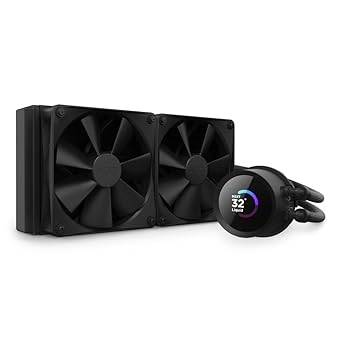 NZXT Kraken 240 - RL-KN-240-B1 - 240mm AIO CPU Liquid Cooler - Customizable 1.54