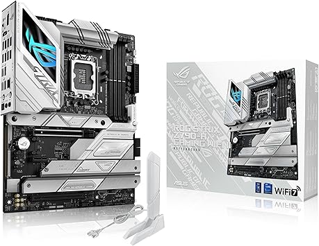 ASUS ROG Strix Z790-A Gaming WiFi II (WiFI 7) LGA 1700(Intel 14th & 13th & 12th Gen) ATX gaming motherboard(DDR5,5X M.2 slots,PCIe 5.0 x16,front-panel USB connector with PD 3.0 up to 30W)