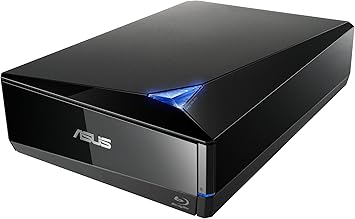 ASUS Powerful Blu-ray Drive with 16x Writing Speed and USB 3.0 for Both Mac/PC Optical Drive BW-16D1X-U