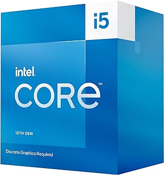 Intel i5-13400F Desktop Processor 10 cores (6 P-cores + 4 E-cores) 20MB Cache, up to 4.6 GHz