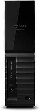 Western Digital 8TB My Book Desktop External Hard Drive, USB 3.0, External HDD with Password Protection and Backup Software - WDBBGB0080HBK-NESN