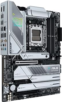 ASUS Prime X670E-PRO WiFi AMD X670 AM5 Ryzen™ Desktop 9000 8000 & 7000 ATX Motherboard with PCIe® 5.0, Four M.2 Slots, DDR5 Slots, USB 3.2 Gen 2x2 Type-C®, USB4® Support, WiFi 6E, and 2.5G Ethernet