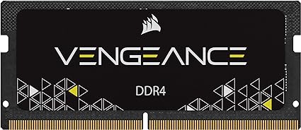 Corsair Vengeance SODIMM 16GB (1x16GB) DDR4 3200MHz CL22 Memory for Laptop/Notebooks (Intel 11th Generation Core Processors Support) Black CMSX16GX4M1A3200C22