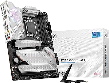 MSI MPG Z790 Edge WiFi Gaming Motherboard (Supports 12th/13th/14th Gen Intel Processors, LGA 1700, DDR5, PCIe 5.0, M.2, 2.5Gbps LAN, USB 3.2 Gen2, Wi-Fi 6E, Bluetooth 5.3, ATX)