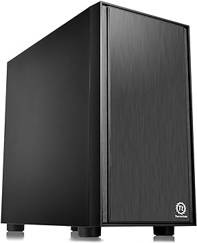 Thermaltake Versa H17 Black SPCC Micro ATX Mini Tower Gaming Computer Case CA-1J1-00S1NN-00