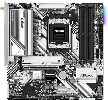 ASRock A620M PRO RS WiFi Supports AMD Socket AM5 Ryzen 7000 Series Processors