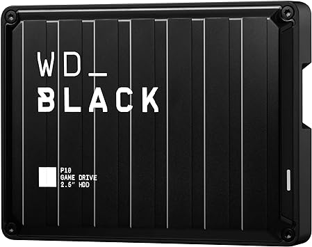 WD_BLACK 6TB P10 Game Drive, Portable External Hard Drive, Works with PlayStation, Xbox, & PC - WDBZ7D0060BBK-WESN