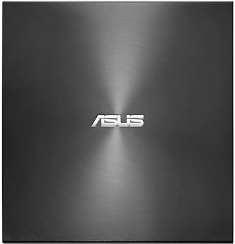 ASUS 8X USB 2.0 Black External DVD Burner Drive (SDRW-08U9M-U/BLK), Mac & Windows Compatible, Includes USB 2.0 & Type-C Cables, Disc Encryption II, M-Disc Support