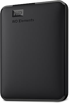 WD 1TB Elements Portable External Hard Drive - USB 3.0 - WDBUZG0010BBK-WESN