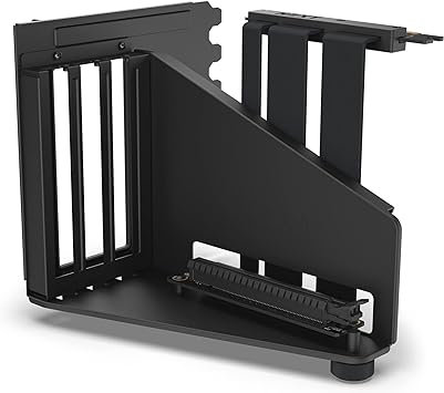 NZXT Vertical GPU Mounting Kit - AB-RH175-B1-175 mm PCIe 4.0x16 Riser Cable - GPU Holder - Sturdy Steel Bracket - Black