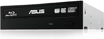 ASUS BW-16D1HT - ultra-fast 16X Blu-ray burner with M-DISC support, black