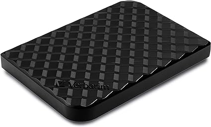 Verbatim 512GB Portable SSD External Hard Drive Store ‘n’ Go USB 3.2 Gen 1 USB-C Adapter Included - External Solid State Drive