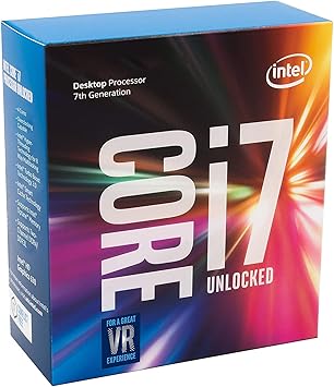 Intel Core i7-7700K Desktop Processor 4 Cores up to 4.5 GHz Unlocked LGA 1151 100/200 Series 91W