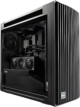 ASUS ProArt PA602 E-ATX Computer Case 420mm Radiator Support, Dual 200mm Built-in Fans, Front Panel IR dust Indicator, Power Lock Latch, Tool-Less PCIe mounting & GPU Holder, 20Gbps USB-C Front I/O