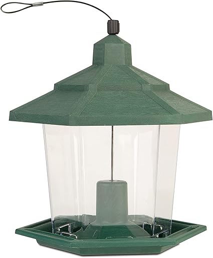 Pennington Earth Smart Petite Ecozebo Bird Feeder Green 2.5 Pounds