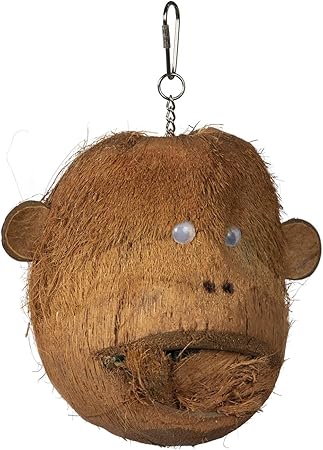 Prevue Pet Products Naturals Forage & Engage Coco Monkey Bird Toy 62705