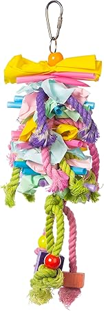 Prevue Pet Products Preen & Pacify Calypso Creations Short Stack Bird Toy 62605