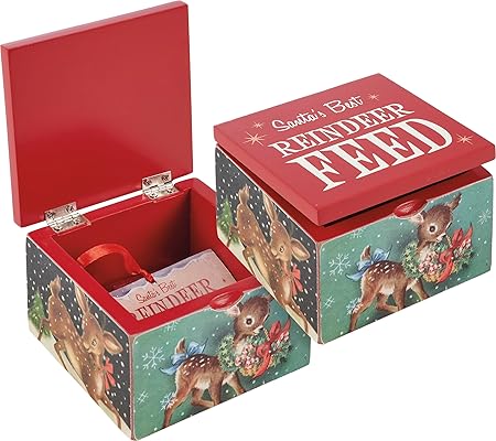 Primitives by Kathy Hinged Box - Reindeer Feed