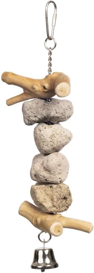 Prevue Pet Products Block Rock - Naturals Sound & Movement Bird Toy 60240