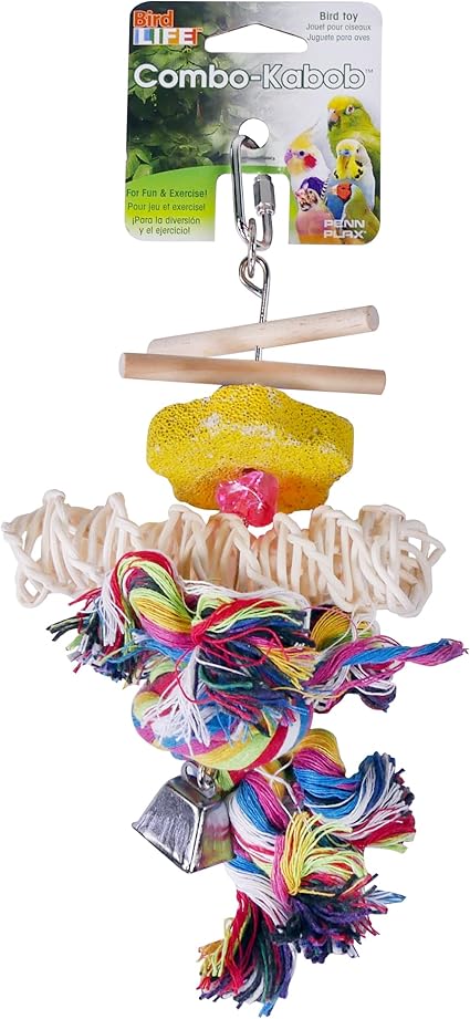 Penn-Plax Combo Kabob Bird Toys, Small