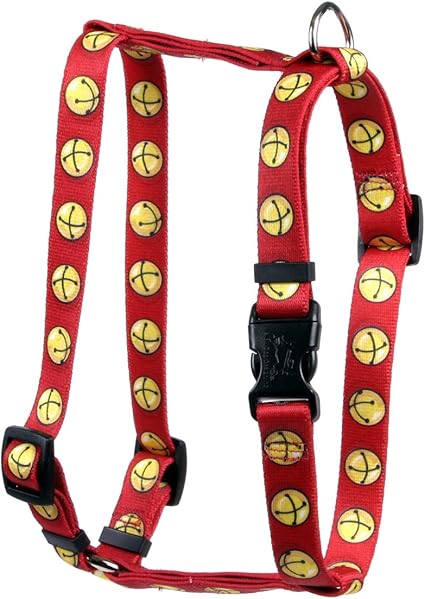 Yellow Dog Design Jingle Bells Roman Style H Dog Harness, Large