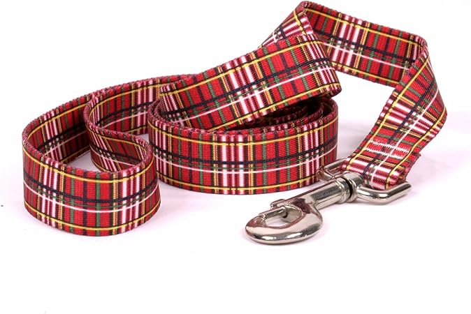 Yellow Dog Design Standard Lead, Tartan Red, 1