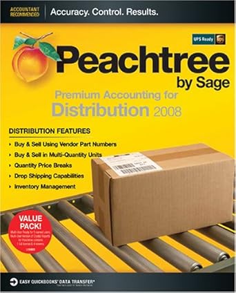 Peachtree Premium Accounting for Distribution 2008 Multi-User Value Pack