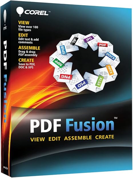 Corel PDF Fusion Document Management Suite [PC Disc]