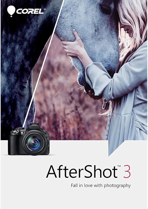 Corel AfterShot 3 | Photo Editing and Management Software [PC/Mac Key Card]