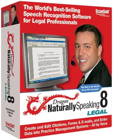 Dragon NaturallySpeaking 8 Legal Upgrade (Old Version)