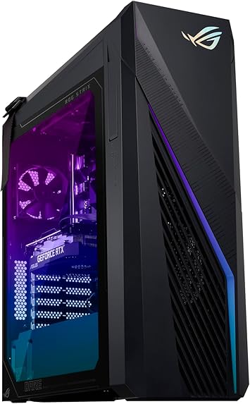 ASUS ROG G16CH (2024) Gaming Desktop PC, Intel® Core™ i7-14700F, NVIDIA® GeForce RTX™ 4060Ti Dual, 1TB PCIe® Gen4 SSD, 32GB DDR5 RAM, Windows 11, G16CHR-AS766Ti