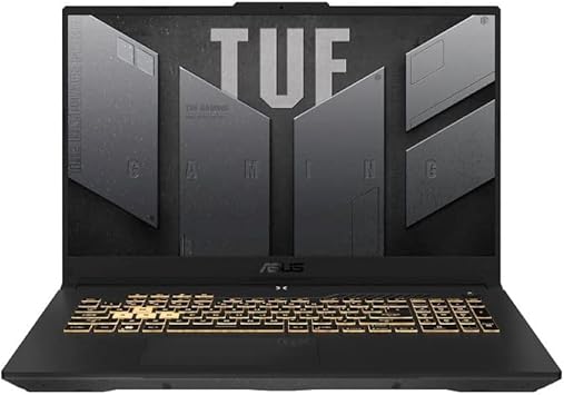 ASUS TUF Gaming F17 (2023) Gaming Laptop, 17.3” FHD 144Hz Display, GeForce RTX 3050, Intel Core i5-12500H, 16GB DDR4, 512GB PCIe SSD, Wi-Fi 6, Windows 11, FX707ZC-ES53,Mecha Gray