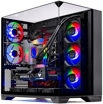 Skytech O11V Gaming PC Desktop, Ryzen 7 7800X3D 4.2 GHz (5GHz Turbo Boost), NVIDIA RTX 4070 Ti Super 16GB GDDR6X, 1TB Gen4 SSD, 32GB DDR5 RAM 5600 RGB, 850W Gold PSU, 360mm ARGB AIO, Wi-Fi