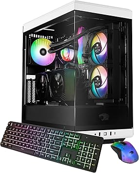 iBuyPower Y40 Gaming PC Computer Desktop Y40WI7N46T01 (Intel Core i7 13700KF, RTX 4060Ti 8GB, 32GB DDR5 5200 RGB (16x2), 2TB NVMe SSD, Windows 11 Home)