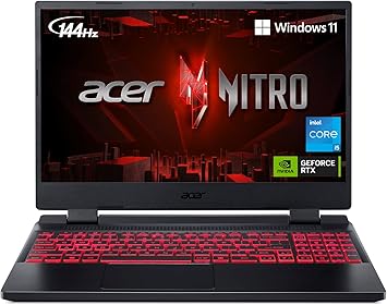 Acer Nitro 5 AN515-58-525P Gaming Laptop |Core i5-12500H | NVIDIA GeForce RTX 3050 Laptop GPU | 15.6