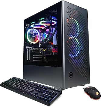 CyberPowerPC Gamer Xtreme VR Gaming PC, Intel Core i7-14700F 2.1GHz, GeForce RTX 4060 8GB, 16GB DDR5, 2TB PCIe Gen4 SSD, WiFi Ready & Windows 11 Home (GXiVR8820A3)