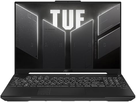 ASUS TUF Gaming A16 (2024) Gaming Laptop, 16” FHD+ 16:10 165Hz Display, AMD Ryzen™ 9 7940HX, NVIDIA® GeForce RTX™ 4060, 16GB DDR5, 512GB PCIe Gen4 SSD, Wi-Fi 6, Windows 11, FA607PV-AS93