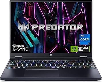 Acer Predator Helios 16 Gaming Laptop | Intel Core i7-13700HX | NVIDIA GeForce RTX 4060 | 16