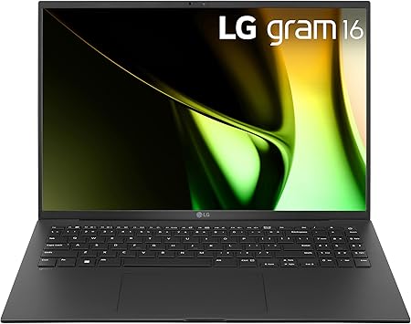 LG gram 16-inch Lightweight Laptop, Intel Evo Edition - AI-enabled Intel Core Ultra 7 Processor, Windows 11 Home, 16GB RAM, 1TB SSD, Touch IPS Display, Black