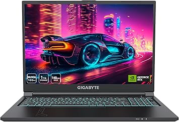 GIGABYTE - G6 (2024) Gaming Laptop - 165Hz 1920x1200 WUXGA - NVIDIA GeForce RTX 4050 - Intel i7-13620H - 1TB SSD with 16GB DDR5 RAM - Win11 Home+ (G6 MF-H2US854KH)