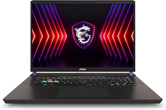 MSI Vector 17 HX 17” 240Hz QHD+ Gaming Laptop: Intel Core i9-14900HX, NVIDIA Geforce RTX 4070, 32GB DDR5, 1TB NVMe SSD, Thunderbolt 4, Cooler Boost 5, Win 11 Pro: Black A14VGG-219US