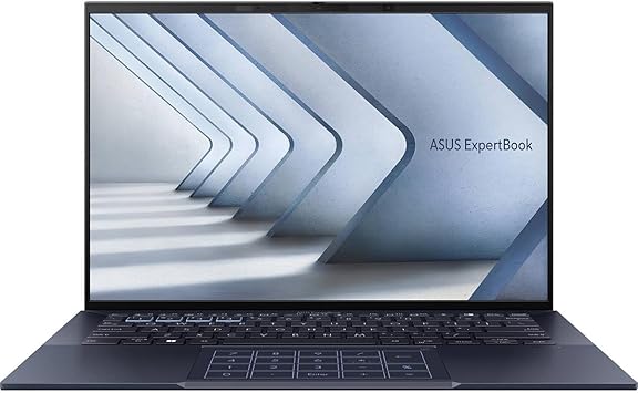 ASUS ExpertBook B9 OLED Ultralight Business Laptop, 14” 16:10 OLED Display, Intel vPro® Essentials with Intel® Core™ i7-1355U Processor, 2TB SSD, 32GB RAM, Win 11 Pro, All-Day Battery Life, Star Black