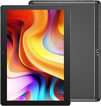 Dragon Touch Tablet 10 inch with 32 GB Storage, Android Tablet, Quad Core Processor, IPS HD Display, 8MP Camera, GPS, FM, 2.4Ghz & 5G WiFi with Micro HDMI Port - Black